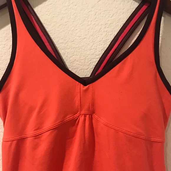 Nike Dry Fit Athletic Orange Tank Top S - Picture 3 of 7